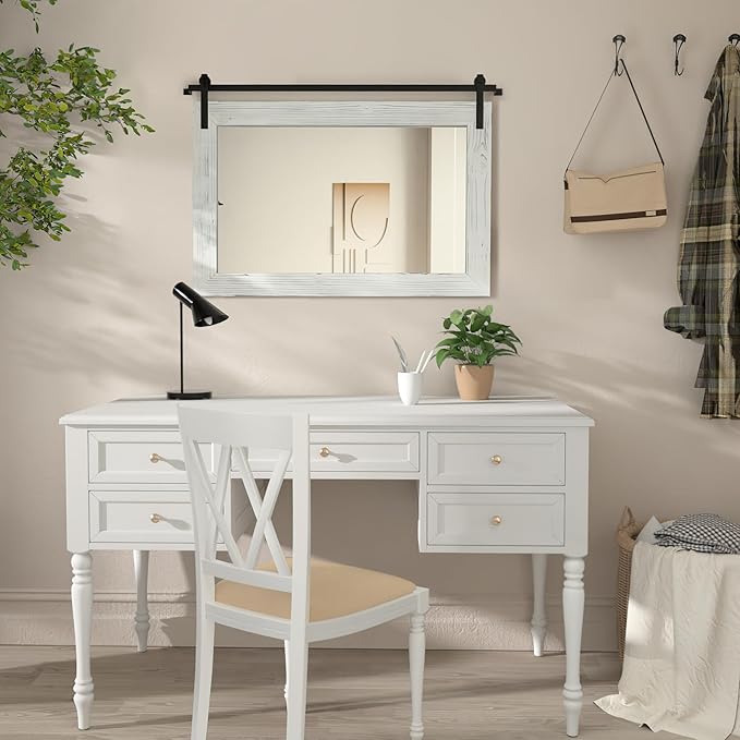 COGOOD Farmhouse Barn Door Mirror - Image 3