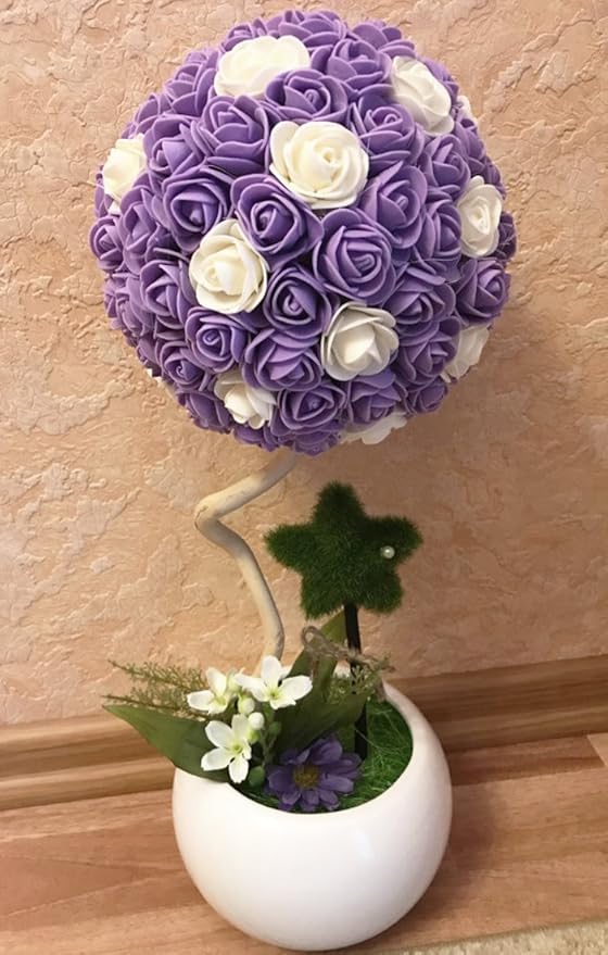 Artificial Flowers 100PCS 3CM Mini Fake Roses - Image 4