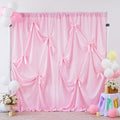 Pink Backdrop Curtain 2Panels : 11.6×8ft Wedding Backdrop Wrinkle Free by SoarDream