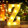 Light Up Letter A to Z, LED Sign Marquee Letters 26 Alphabet by funsky