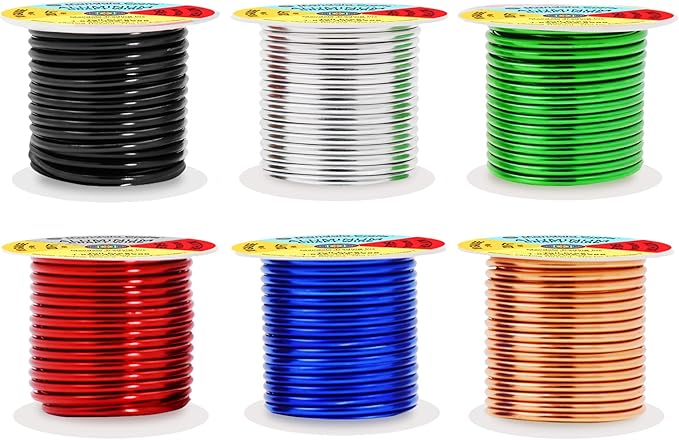 Mandala Crafts 10 Gauge Anodized Aluminum Craft Wire by MandalaCrafts