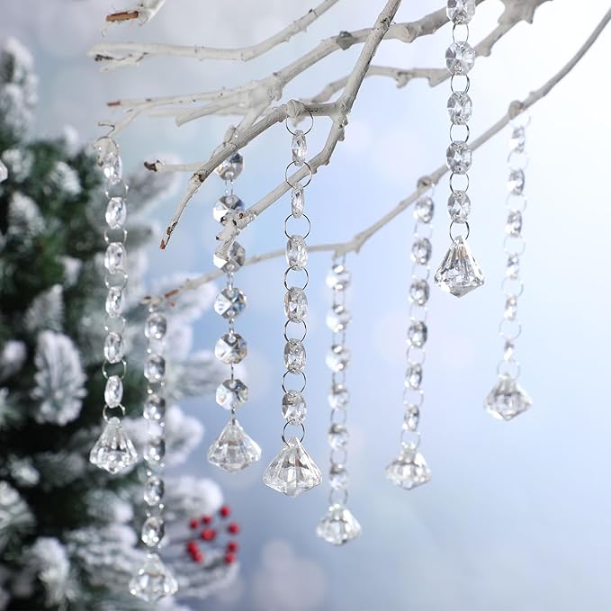 Nuenen 100 Pcs Acrylic Hanging Crystals - Image 6