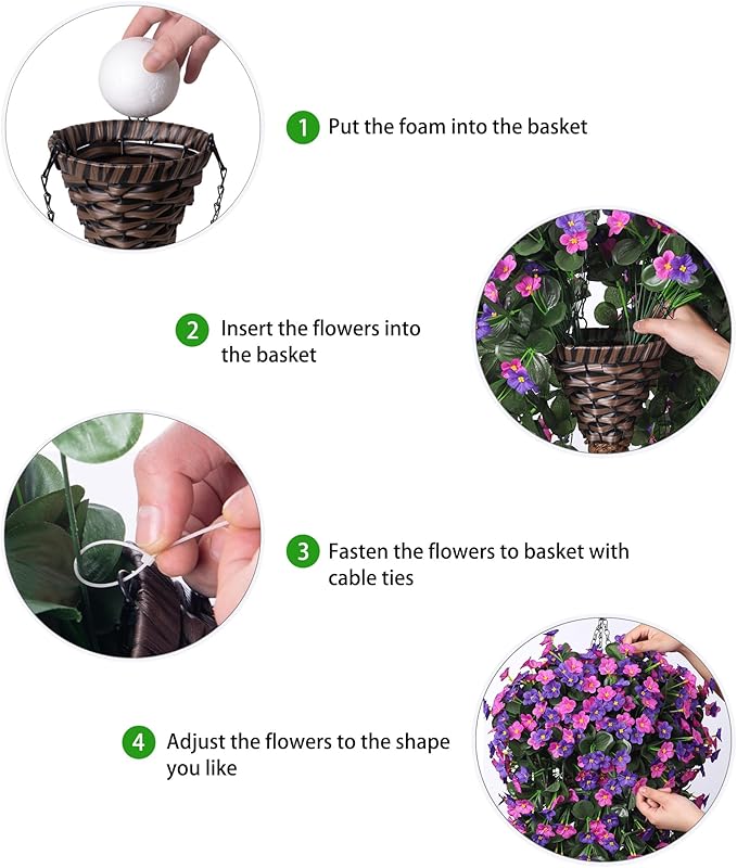 Artificial Fake Hanging Flowers - Image 4