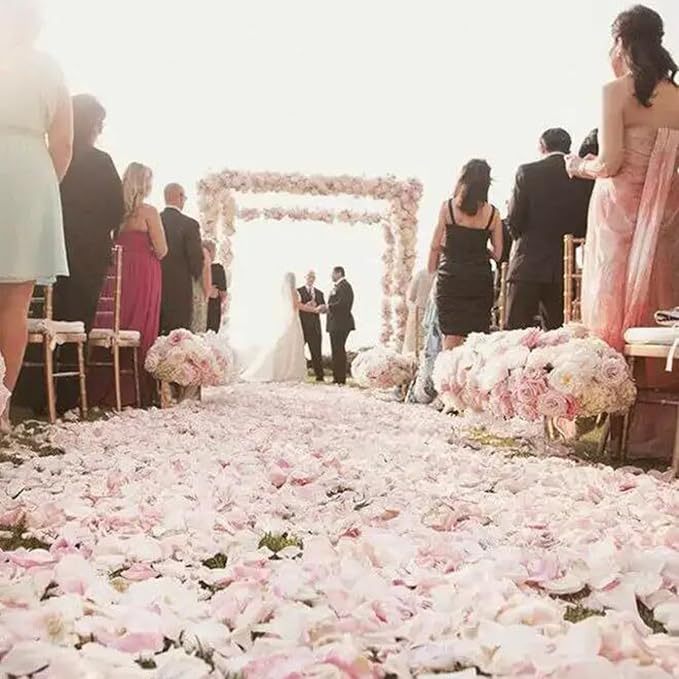CODE FLORIST 1500 PCS White Silk Rose Petals - Image 4