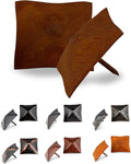 10 Pack 2" Square Head Iron Clavos Decorative Nails – Rusted – Handmade Rustic by BorderlandRusticHardware