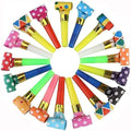 75 PCS Noisemakers Funny Party Blower Colorful Birthday Blow Horns Whistles New by DEMOCRATIDO