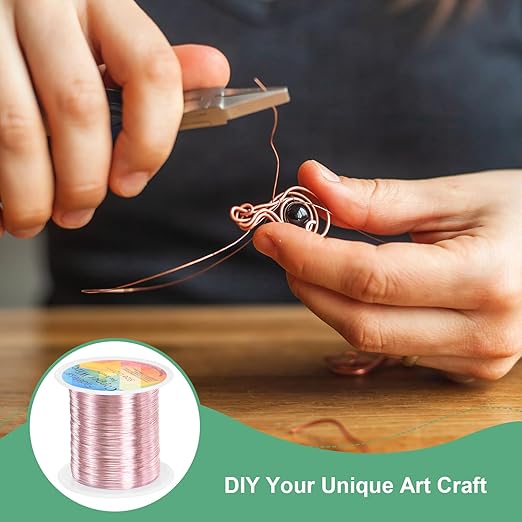 0.2mm Jewelry Wire, 32 Gauge 328FT Craft Wire Copper Beading Wire - Image 4