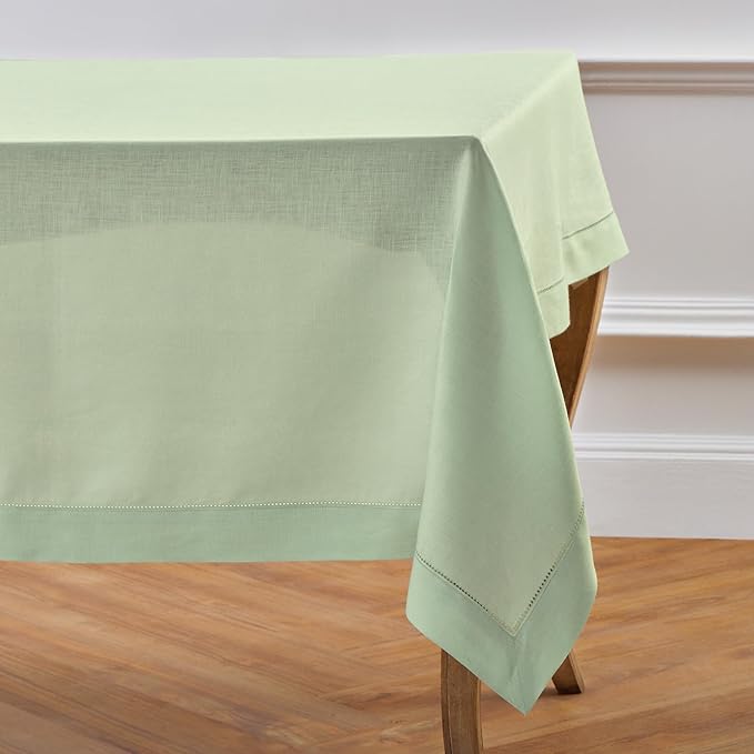 Solino Home Linen Tablecloth for Rectangle Tables 60 x 120 Inch - Image 3