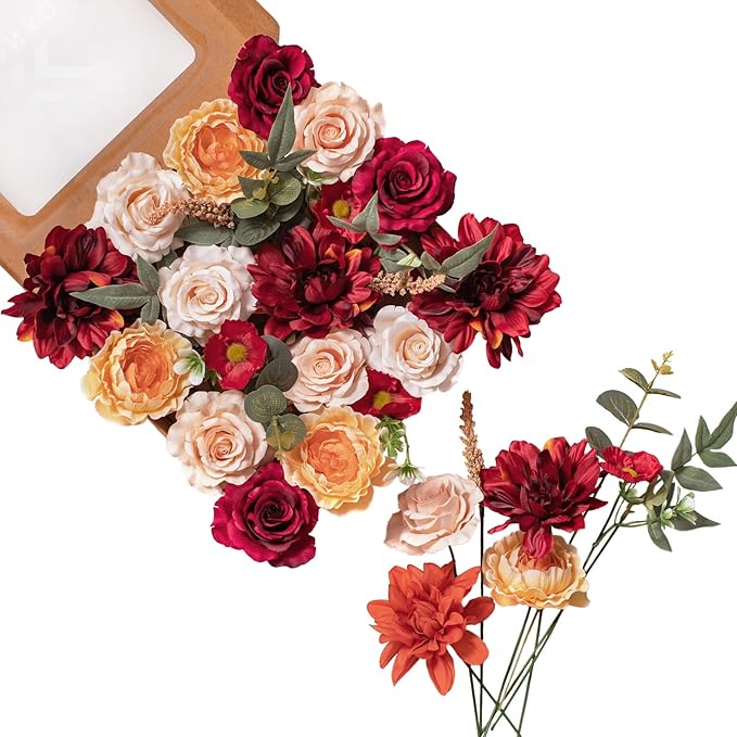 FANKO Rose Artificial Flowers Combo by FANKO
