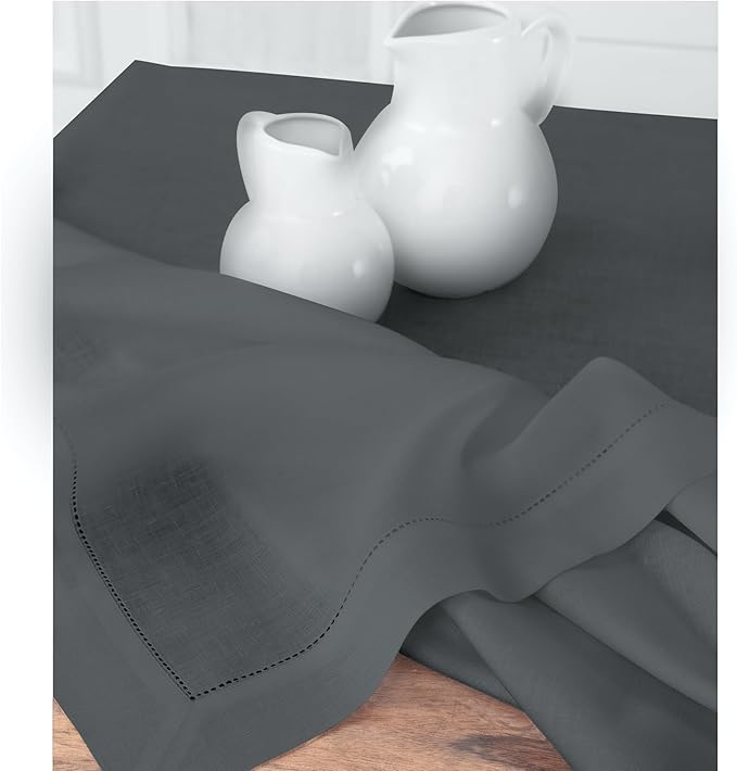 Solino Home Linen Hemstitch Table Runner 60 Inches - Image 9