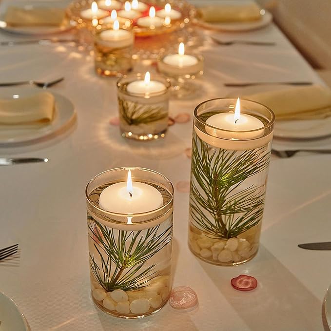 Set of 24， 3-inch Floating Candles, Burning continuously - Image 9