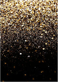 WOLADA Black and Gold Backdrop Golden Glitter Backdrop by WOLADAPhotographyBackdrop