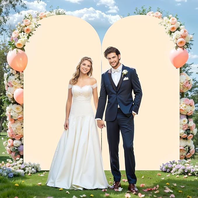 7.2FT Champagne Arch Backdrop Cover - Image 5