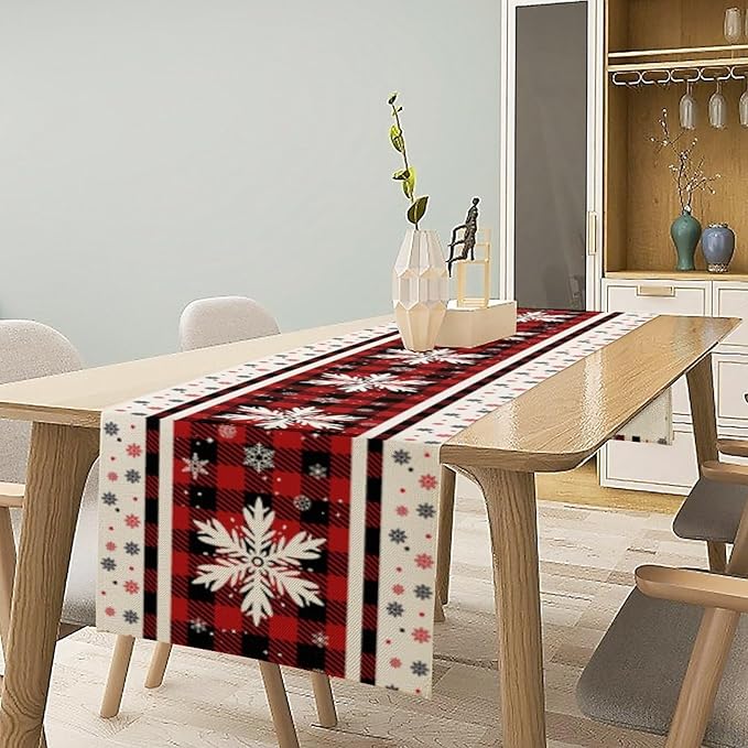 Snowflakes Christmas Table Runner - Image 2