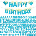 175Pcs DIY Glitter Customizable Banner Kit Happy Birthday Custom Letters Banner by WELITTCON