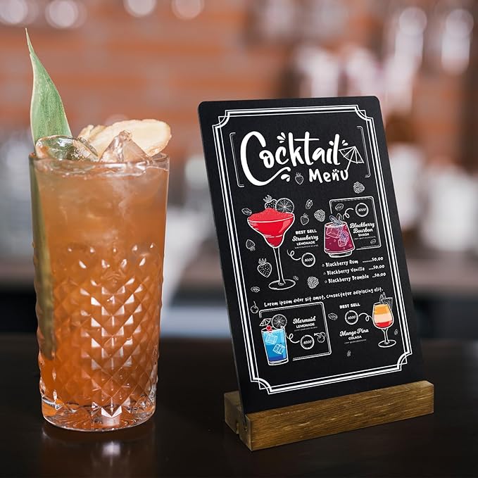 6 Pack Small Chalkboard Signs - Image 9