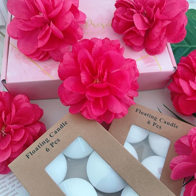 24 Pcs Floating Candles for Centerpieces and Floating Flowers Vase Fillers for - Image 6