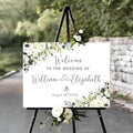 Welcome To Our Wedding Welcome Sign Personalized, Reserved Signs by Jewelry