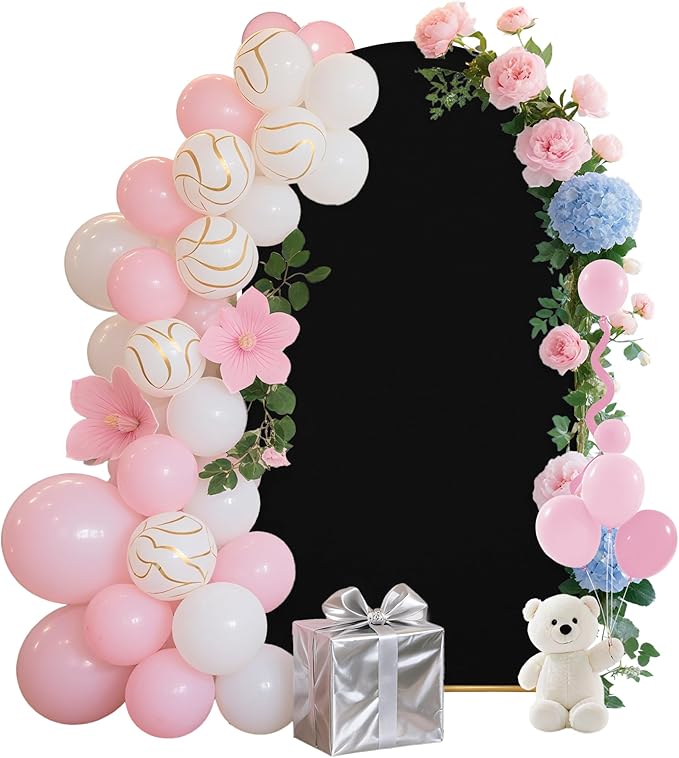 7.2FT Wedding Arch Covers Arch Backdrop Cover Arch Stand Covers Set Arch Cover by Unknown