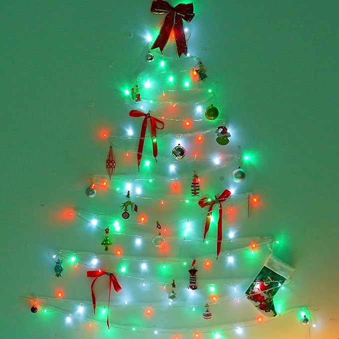 YEGUO 165ft 500 LED Christmas Lights Outdoor Waterproof, 8 Modes Clear Wire - Image 5