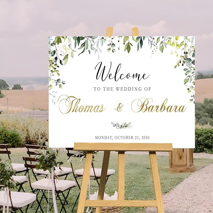 Welcome Sign Wedding, Welcome To Our Beginning Wedding Sign, Reserved Table - Image 4