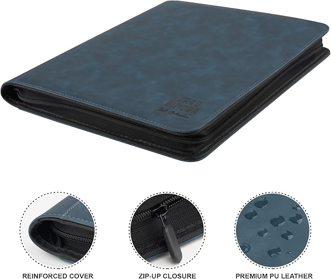 Toploader Binder with 9-Pocket Pages, Holds 288 "3×4" Rigid Toploader Hard Cases - Image 2