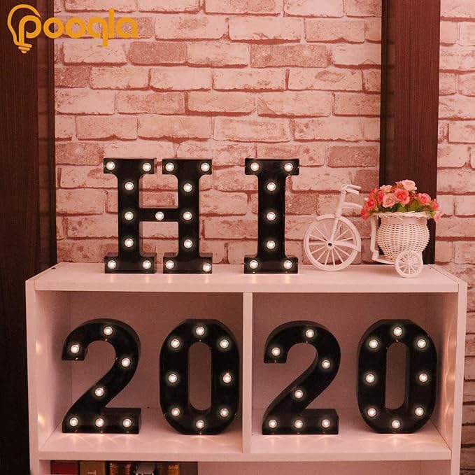 Pooqla Decorative LEDs Illuminated Letter Marquee Sign - Image 6