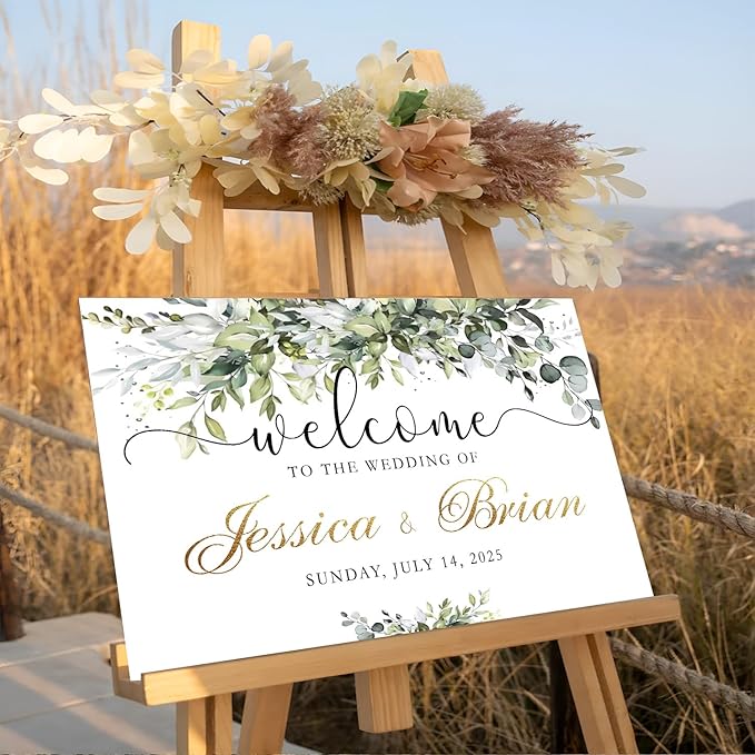 Personalized Welcome to Our Wedding Sign - Image 2