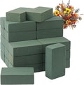 IHDYPPEW 30 PCS Green Floral Foam Blocks, 5.5"L x 3.1"W x 1.7"H Floral Foam by IHDYPPEW