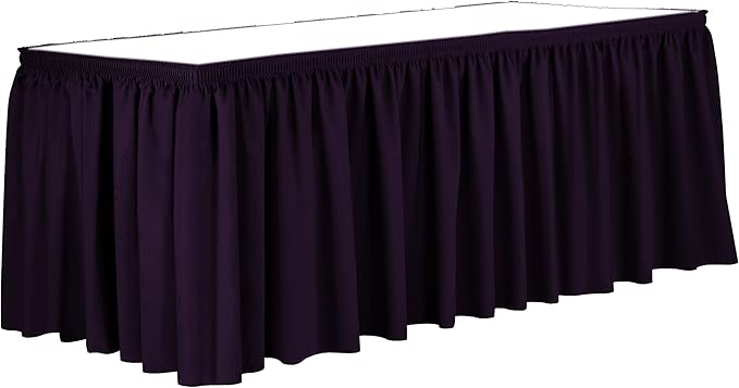 Ultimate Textile Pleat Polyester Fabric Table Skirt by UltimateTextile