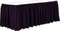 Ultimate Textile Pleat Polyester Fabric Table Skirt by UltimateTextile