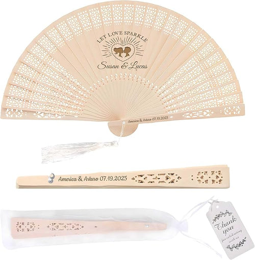 10 PCS Custom Fans Personalized Folding Fans by Unknown