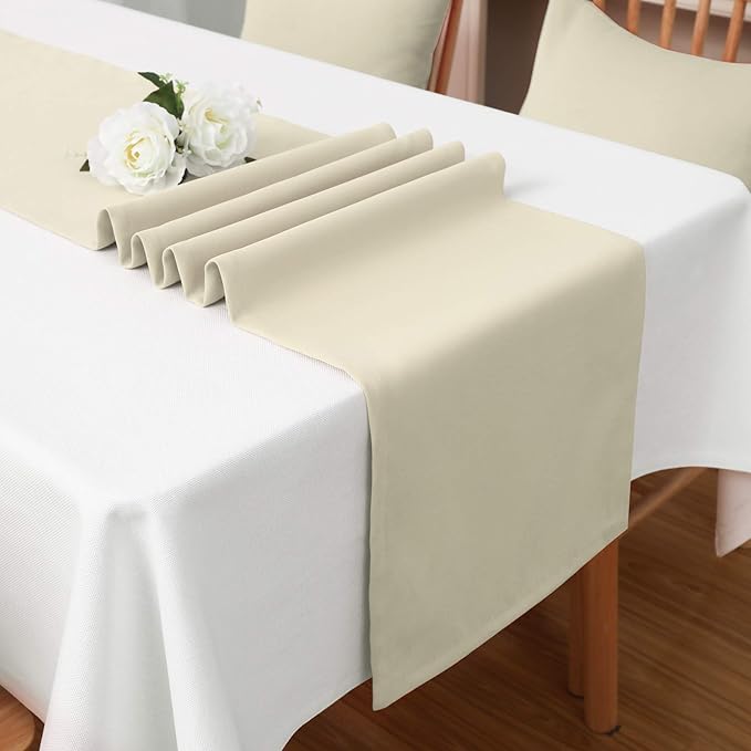 DUALIFE 2 Pack Table Runner 14 x 72 Inch Long Table Cloth Table Runners - Image 5