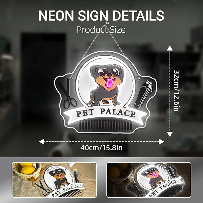 Pet Palace Neon Sign Dog LED Neon Signs - Image 5