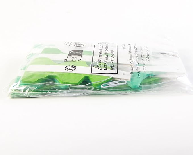 SUNBEAUTY Pack of 11 Green White Party Decoration Hanging Honeycomb Round Paper - Image 13