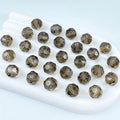 200 PCS 6mm Crystal Glass Beads Round Multiple Faceted Loose Spacer Glass Beads by Tingoons