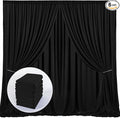 Black Backdrop Curtains by MYSKYHOME