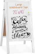 Ilyapa Wooden A Frame Whiteboard Sign by Ilyapa