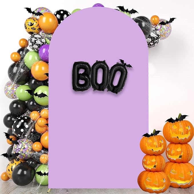 Lavender Arch Cover 7.2ft Purple Arch Backdrop Covers Halloween Chiara Arch by SOMUAUY