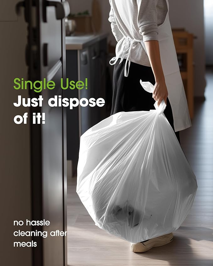 Pureegg Plastic Table Cloth Disposable 10 Pack, 54 x 156 Inch Table Cloths - Image 5