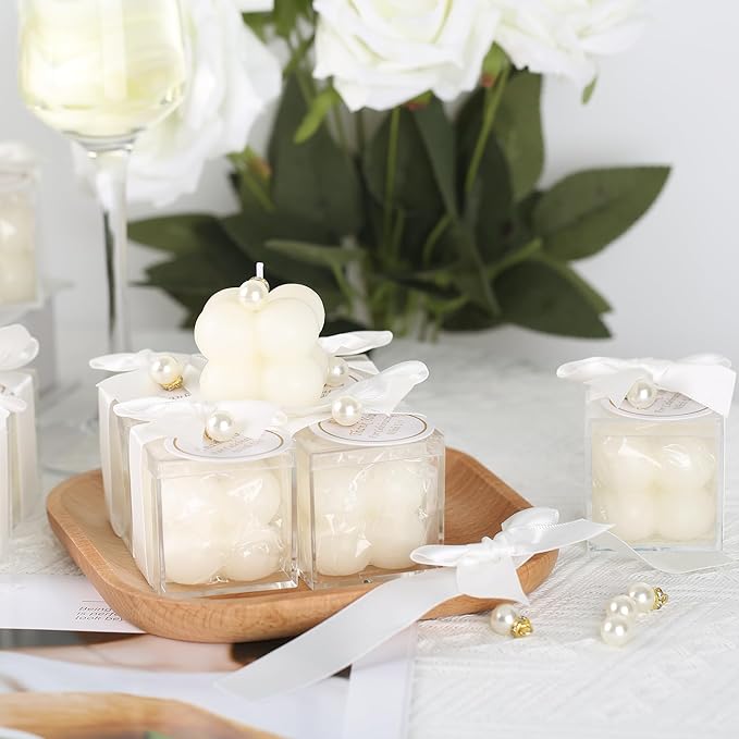 20 Pcs Small Bubble Candles Elegant Party Favors Bulk Set - Image 6
