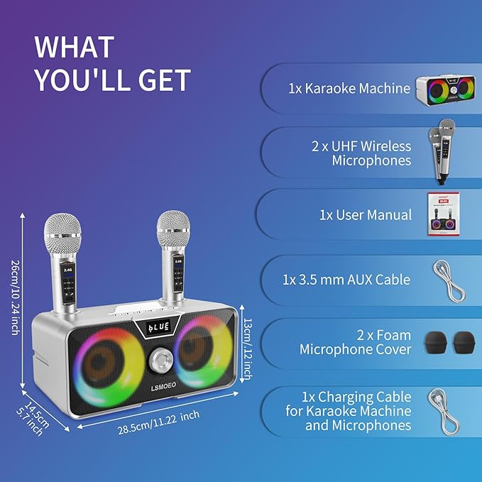 Karaoke Machine for Adults and Kids - Image 6