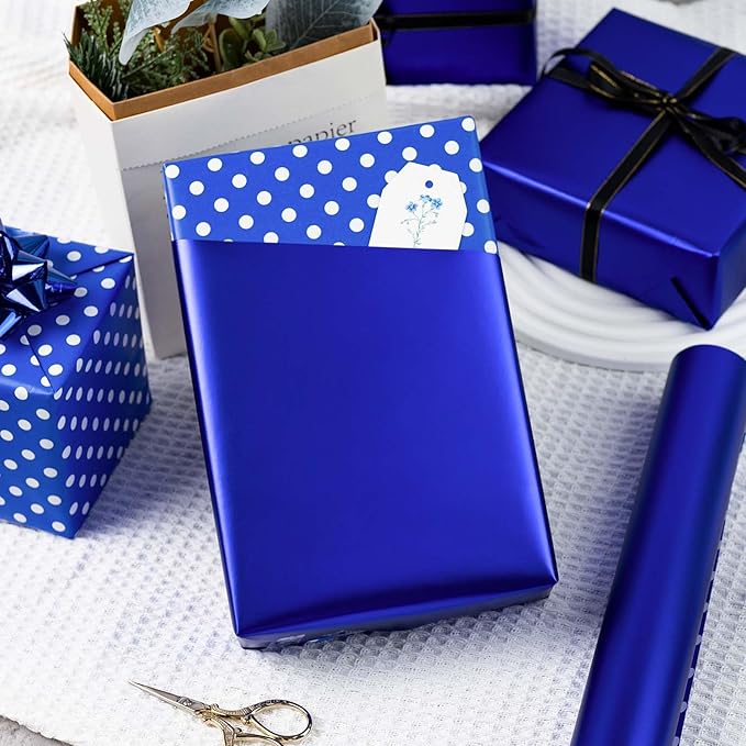 Garbendy Gift Wrapping Paper Roll-Solid Color Pearly-Lustre Paper, Valentine's - Image 6