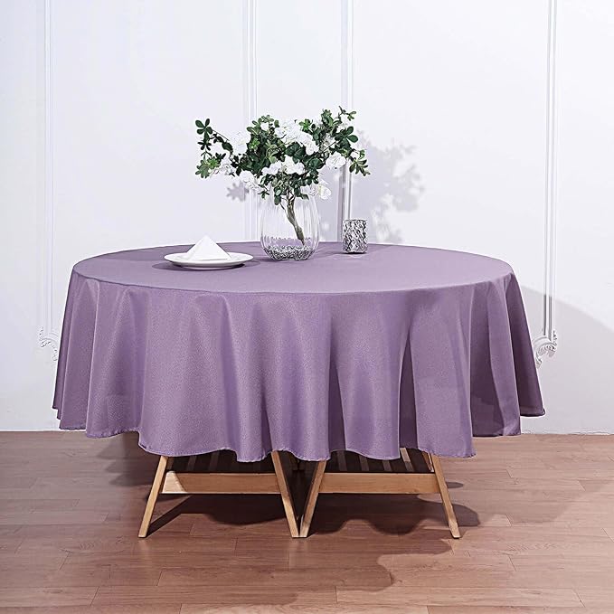 Efavormart Round Tablecloth, 90 Inch Stain & Wrinkle Resistant Washable Table - Image 6
