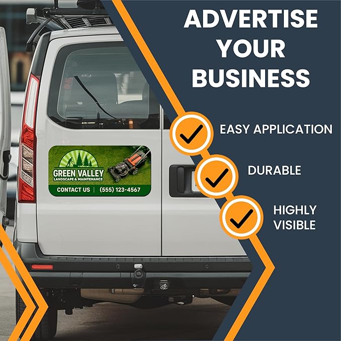 Magnet Me Up Custom Car Magnet for Business – Personalized Magnetic Sign for - Image 5