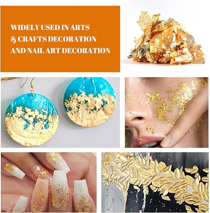 Cobakey Genuine Edible Gold Leaf Flakes - Image 4