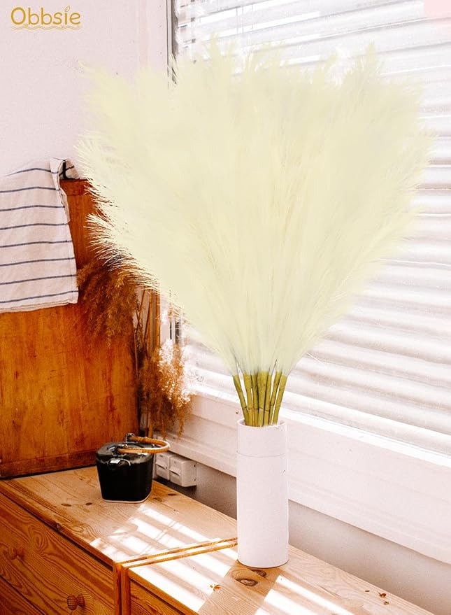 35" Faux Pampas Grass Decor - Image 7