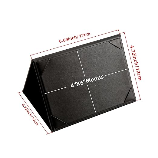 Menu Covers - Set of 10 Double-Sided Table Tent Cards - Image 2
