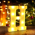 Light Up Letter H, LED Sign Marquee Letters 26 Alphabet by funsky
