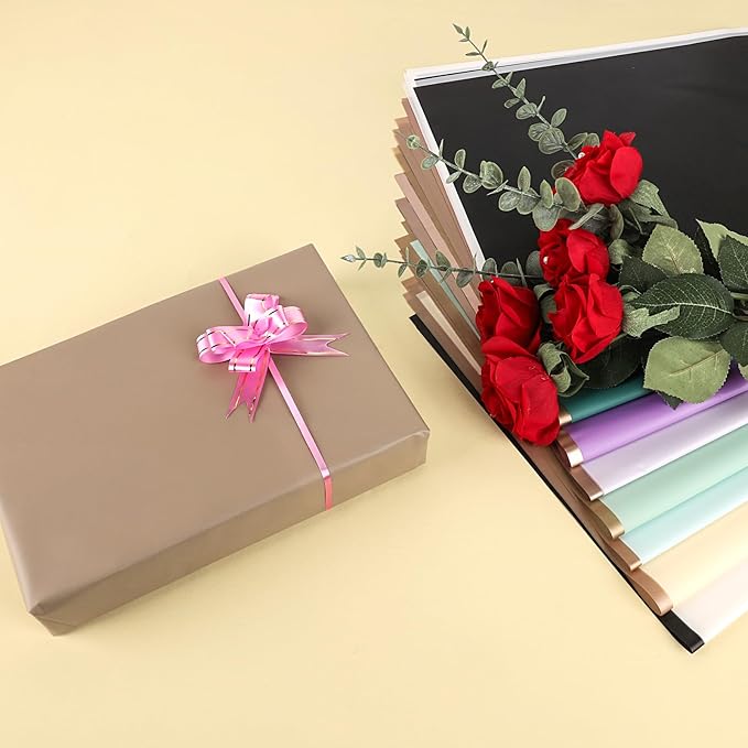 NESCCI 20 Sheet Flower Wrapping Paper - Image 6